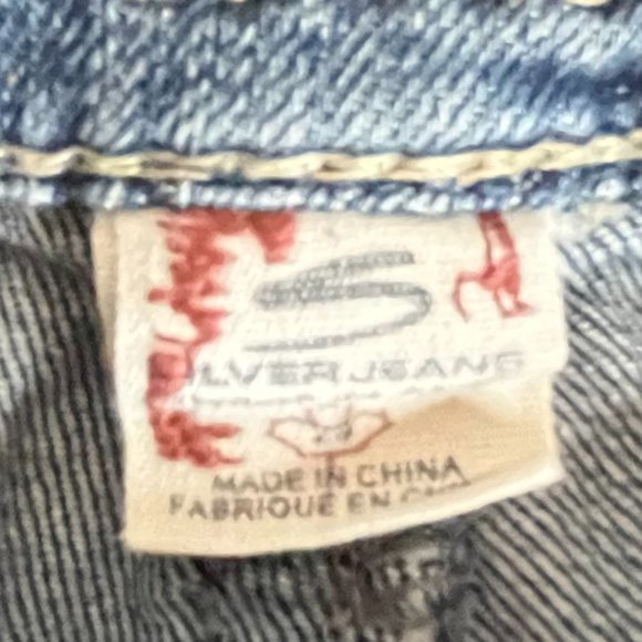 SILVER FRANCIS LOW RISE BOOTCUT BLACK FADED WASH JEANS Size 29x28 NWOT - Picture 8 of 9